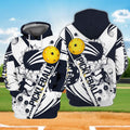 FUNSTUFFPRINT Pickleball -Full Print 3D Hoodie and Zip Hoodie