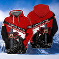 FUNSTUFFPRINT Knell For The Cross Remembrance Day Veterans Canada 3D Hoodie and Zip Hoodie