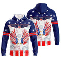 FUNSTUFFPRINT Independence Day Is Coming Ealge 3D Hoodie and Zip Hoodie