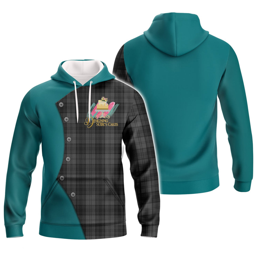 FUNSTUFFPRINT Chef, Cook 3D Hoodie and Zip Hoodie