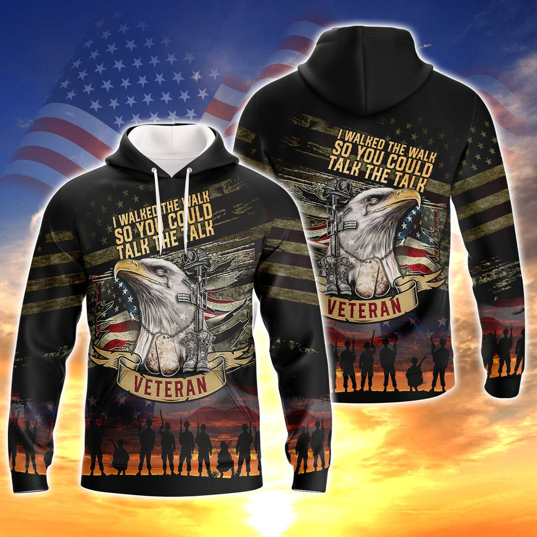 FUNSTUFFPRINT 3D Full Print - Talk The Talk 3D Hoodie and Zip Hoodie