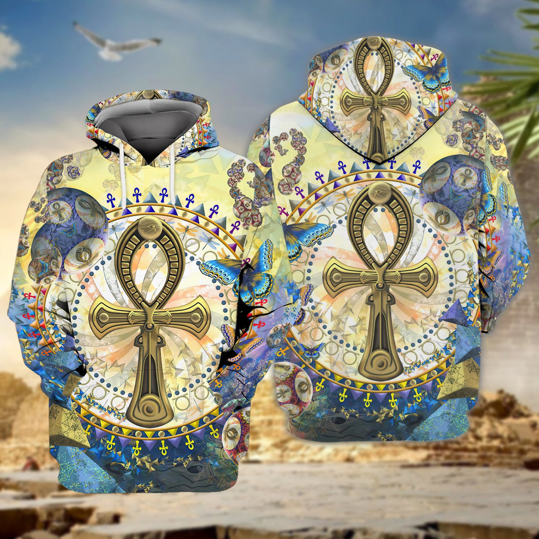 FUNSTUFFPRINT Egypt - 3D Full Print 3D Hoodie and Zip Hoodie