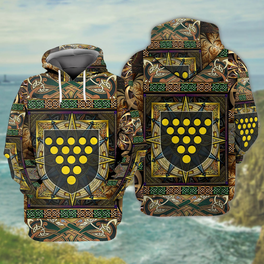 FUNSTUFFPRINT Cornwall - Full Print 3D Hoodie and Zip Hoodie