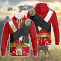 FUNSTUFFPRINT A Scottish Uniform 3D Hoodie and Zip Hoodie