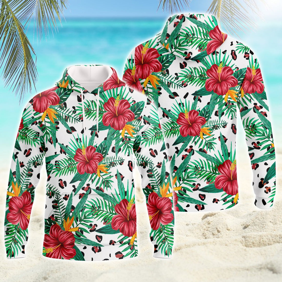 FUNSTUFFPRINT Flower - Full Print 3D Hoodie and Zip Hoodie