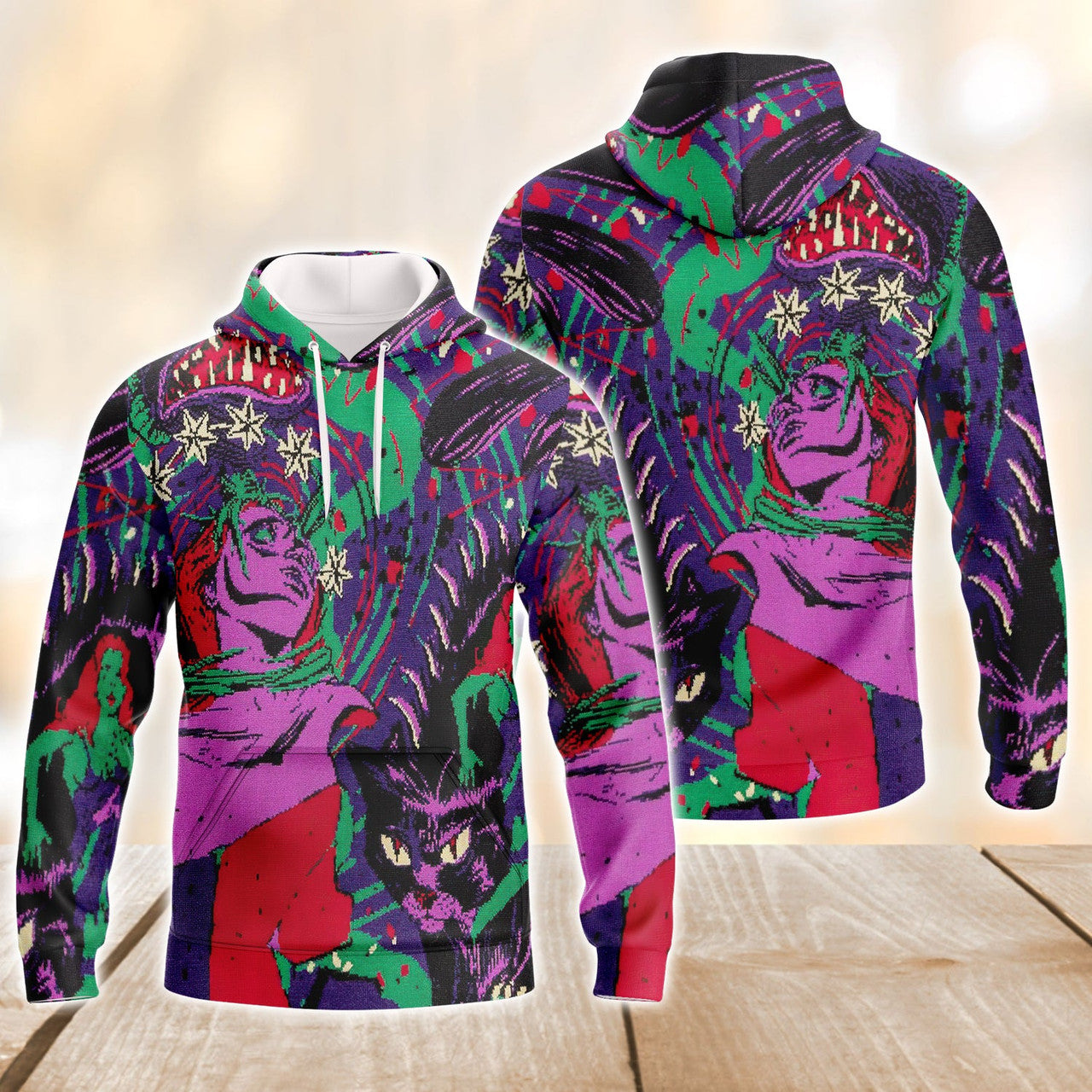 FUNSTUFFPRINT Cartoon 3D Hoodie and Zip Hoodie