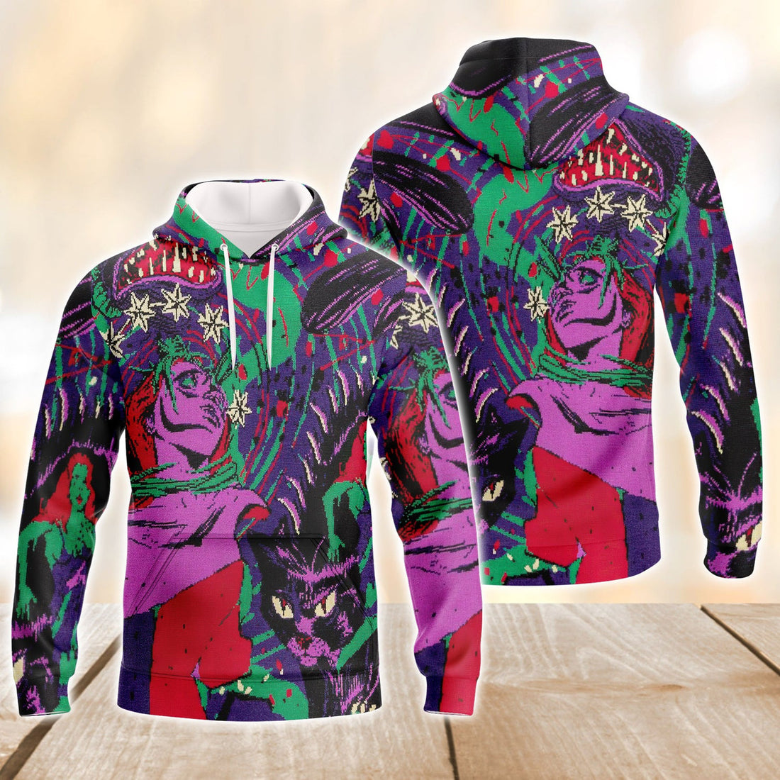 FUNSTUFFPRINT Cartoon 3D Hoodie and Zip Hoodie