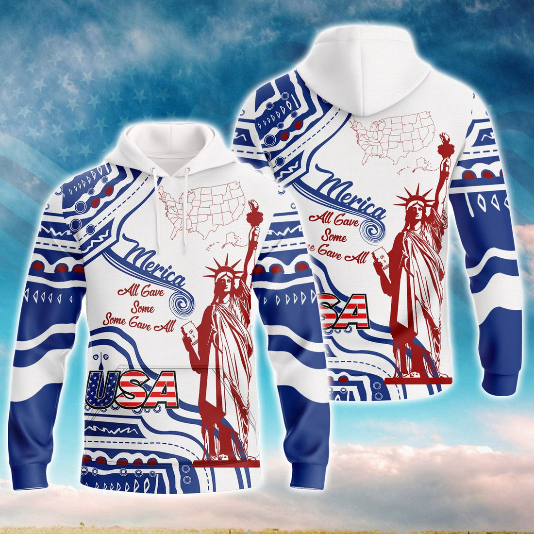 FUNSTUFFPRINT American - Independence Day Is Coming 3D Hoodie and Zip Hoodie