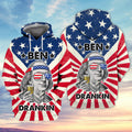 FUNSTUFFPRINT Ben Drankin 3D Hoodie and Zip Hoodie