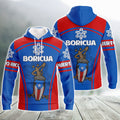 FUNSTUFFPRINT Puerto Rico, Boricua 3D Hoodie and Zip Hoodie
