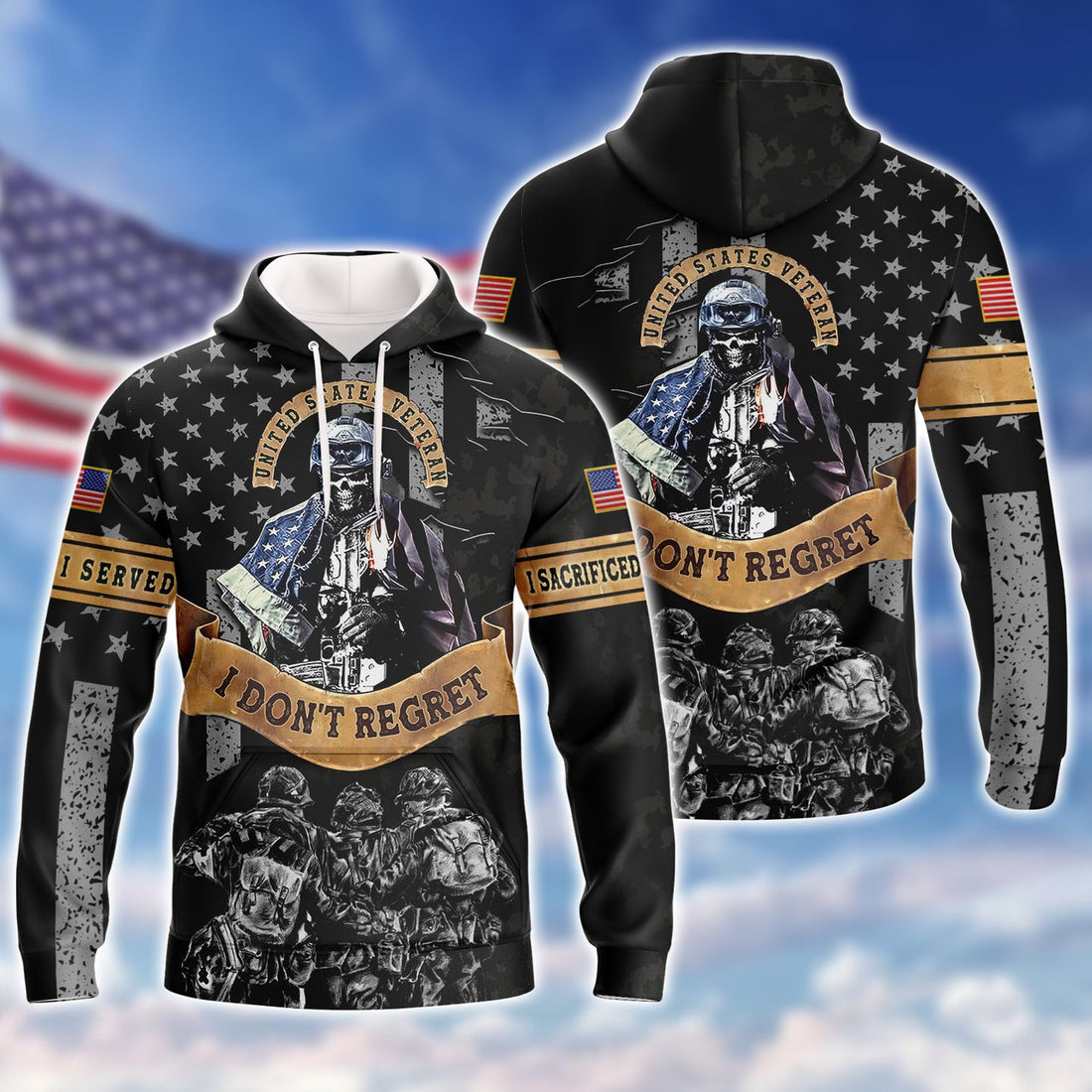 FUNSTUFFPRINT VTR - US - 3D Full Print 3D Hoodie and Zip Hoodie
