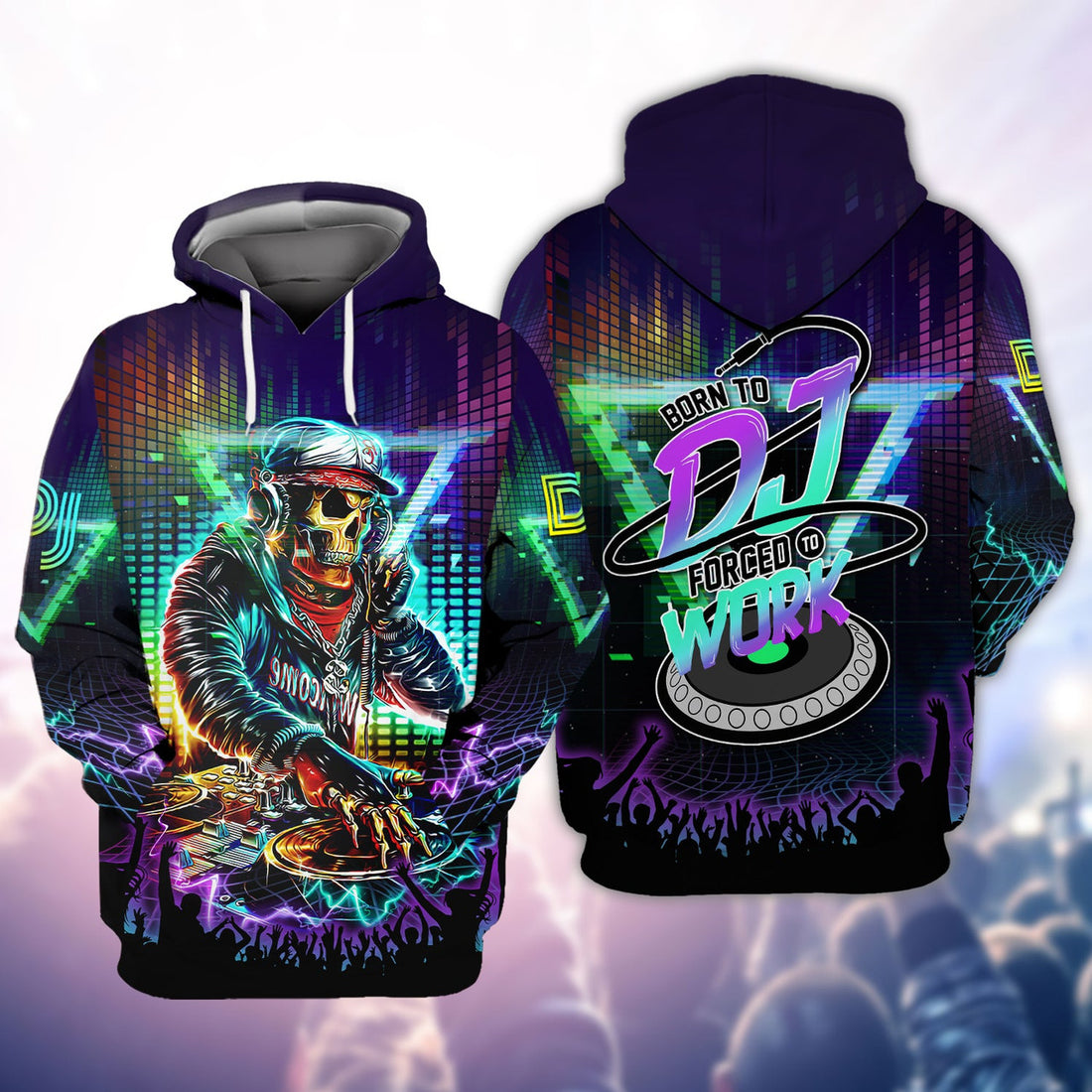 FUNSTUFFPRINT Dj, 3D Full Print 3D Hoodie and Zip Hoodie