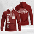 FUNSTUFFPRINT Personalized Preschool Teacher Graphic Design 3D Hoodie and Zip Hoodie
