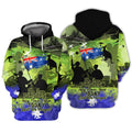 FUNSTUFFPRINT Anzac Day 25th April, Lest We Forget 3D Hoodie and Zip Hoodie