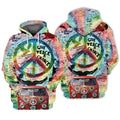 FUNSTUFFPRINT Hippie - 3D Full Print 3D Hoodie and Zip Hoodie
