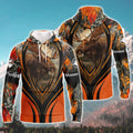 FUNSTUFFPRINT Moose Hunting3D Hoodie and Zip Hoodie