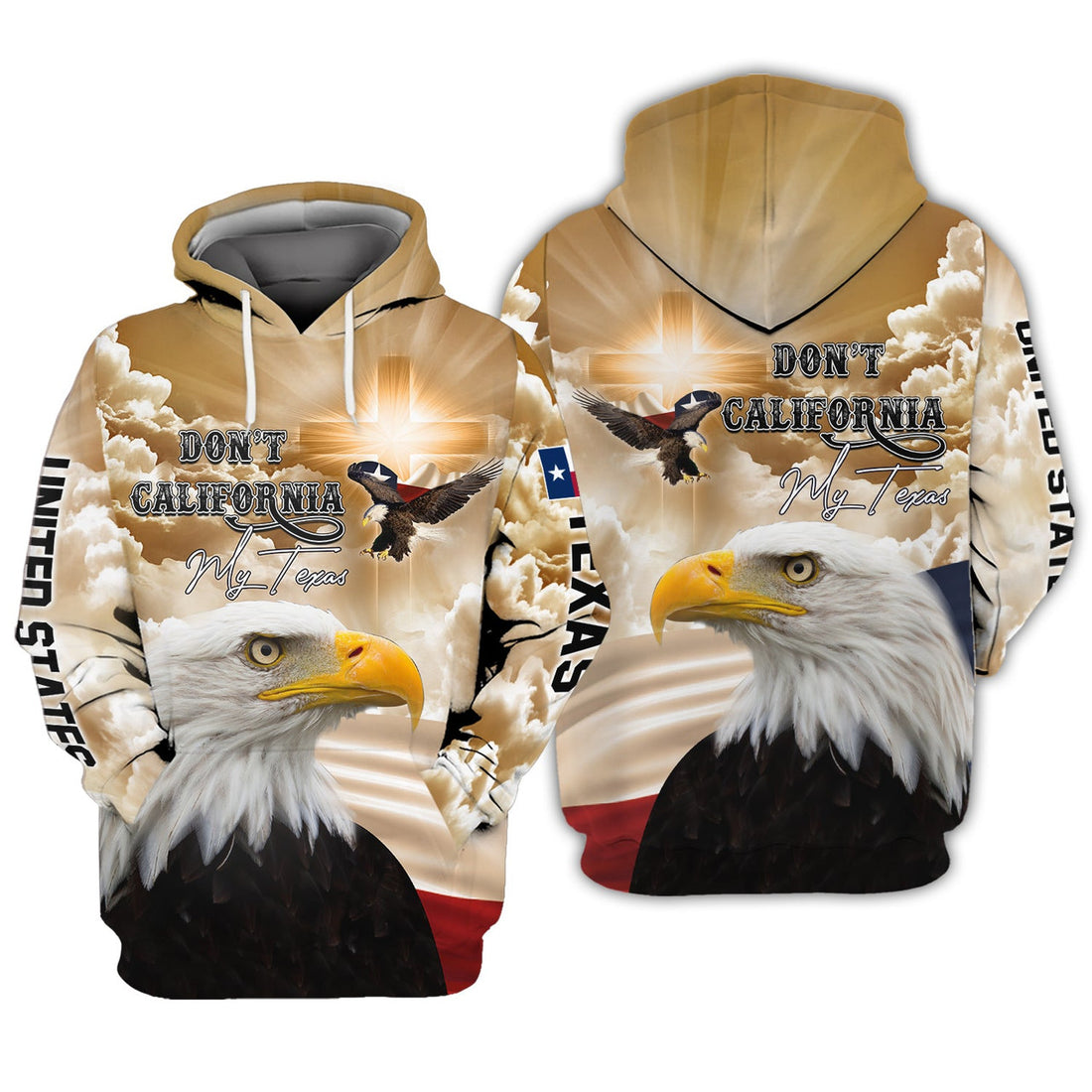 FUNSTUFFPRINT My Texas 3D Hoodie and Zip Hoodie