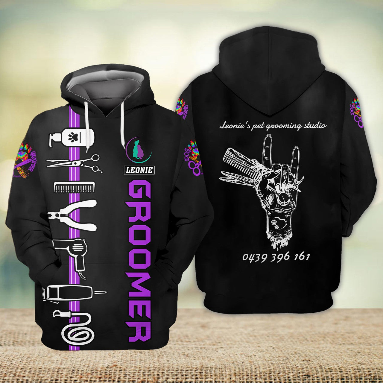 FUNSTUFFPRINT Groomer - 3D Full Print 3D Hoodie and Zip Hoodie