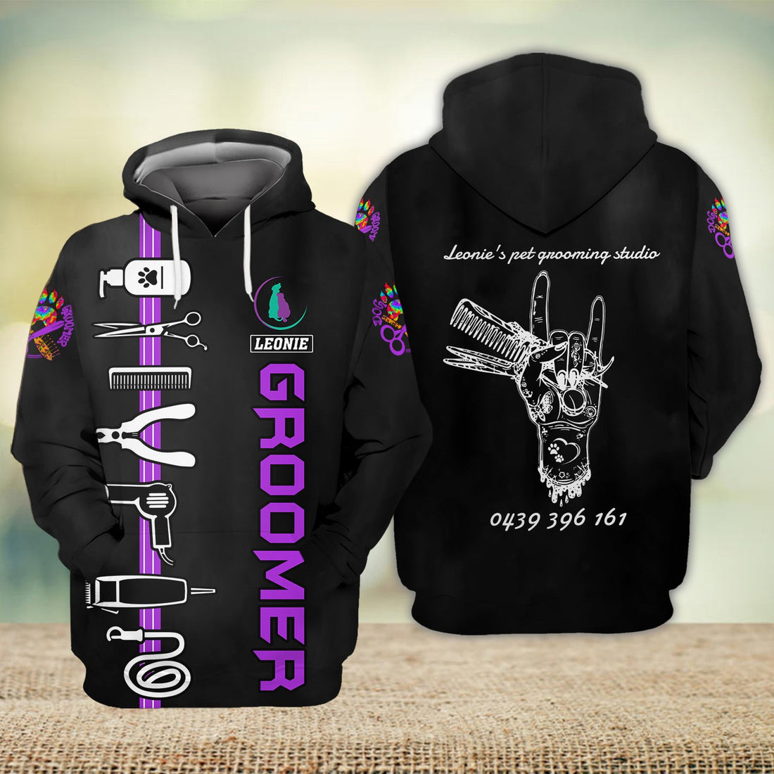 FUNSTUFFPRINT Groomer - 3D Full Print 3D Hoodie and Zip Hoodie