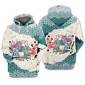 FUNSTUFFPRINT Love Crochet 3D Hoodie and Zip Hoodie