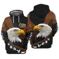 FUNSTUFFPRINT Usa, Eagle, American Pride 3D Hoodie and Zip Hoodie