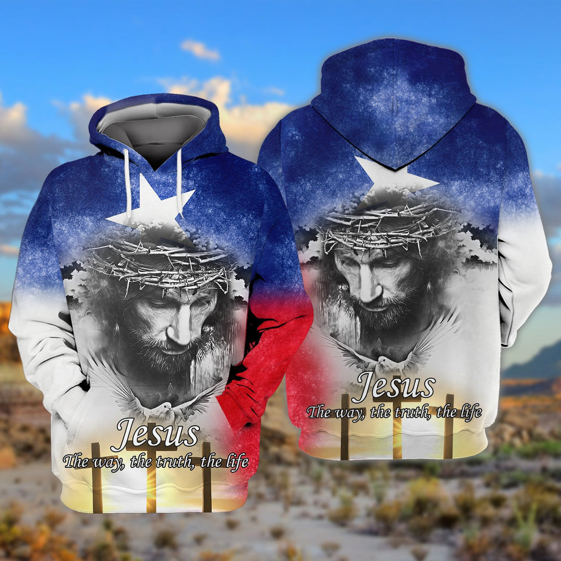 FUNSTUFFPRINT Texas - 3D Full Print 3D Hoodie and Zip Hoodie