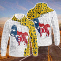 FUNSTUFFPRINT Texas Full Print Hdmt 3D Hoodie and Zip Hoodie