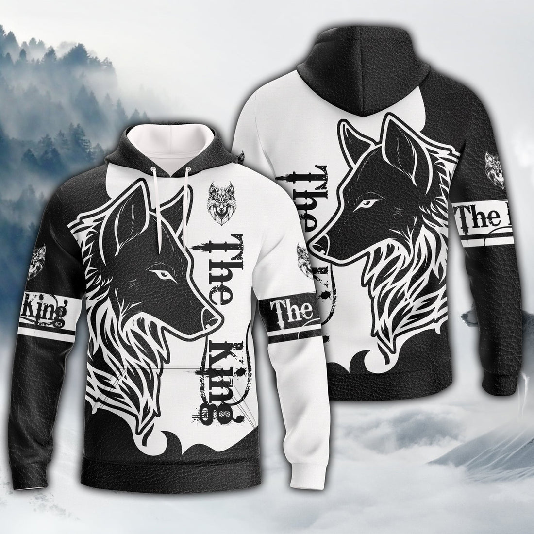 FUNSTUFFPRINT WOLF Full Print 3D Hoodie and Zip Hoodie