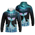 FUNSTUFFPRINT Mermaid - Full Print 3D Hoodie and Zip Hoodie