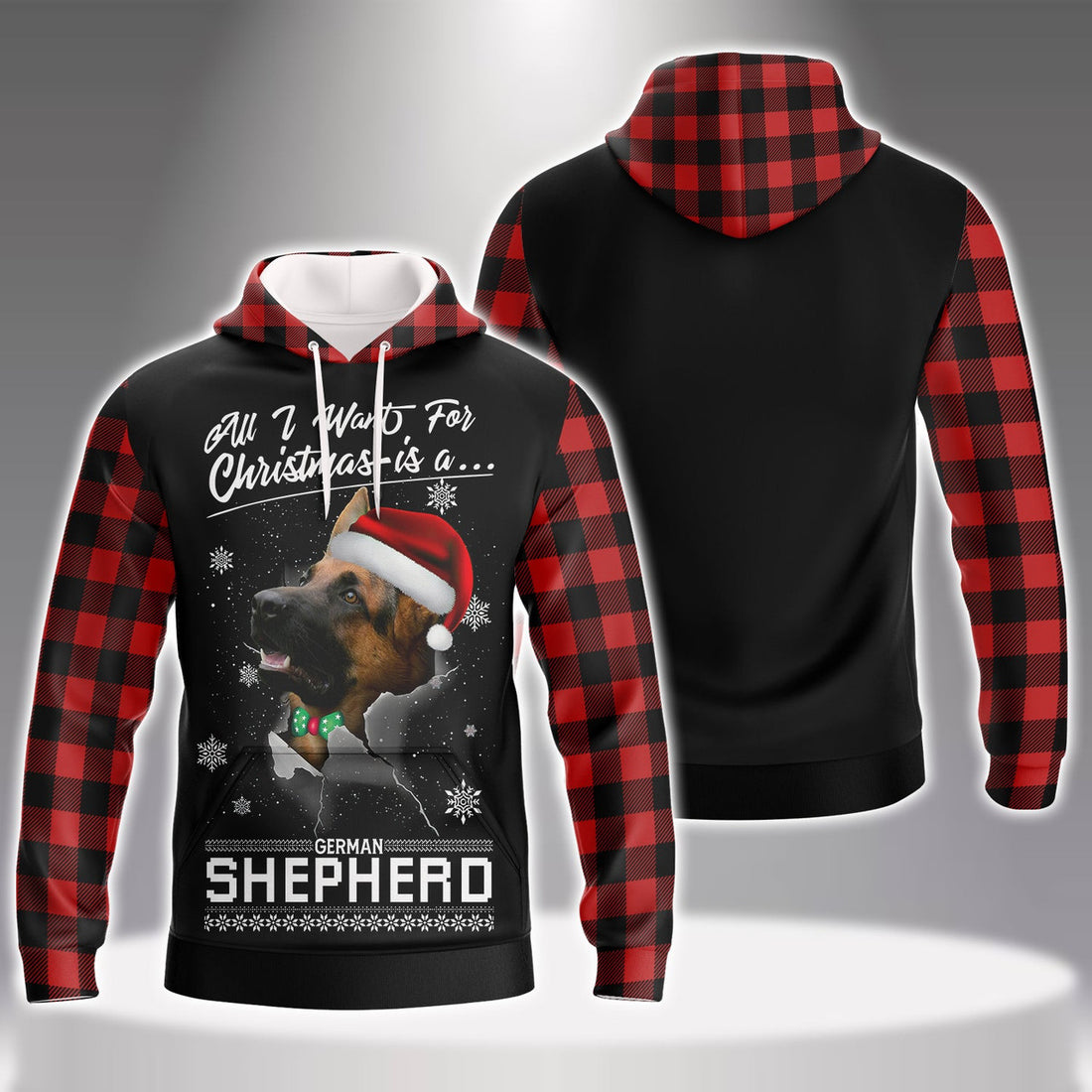 FUNSTUFFPRINT German SerPherd 3D Hoodie and Zip Hoodie