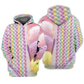 FUNSTUFFPRINT Love Crochet 512 Full Print 3D Hoodie and Zip Hoodie
