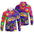 FUNSTUFFPRINT Lover Hippie-Full Print 3D Hoodie and Zip Hoodie
