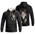 FUNSTUFFPRINT Cat - Full Print HTL 3D Hoodie and Zip Hoodie