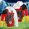FUNSTUFFPRINT Germany Football Fans Graphic Design 3D Hoodie and Zip Hoodie