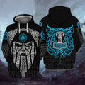 FUNSTUFFPRINT Viking Full Print Tad 3D Hoodie and Zip Hoodie