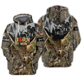 FUNSTUFFPRINT Dear Hunting 02 3D Hoodie and Zip Hoodie