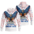 FUNSTUFFPRINT Independence Day Is Coming Ealge One Nation Under God 3D Hoodie and Zip Hoodie
