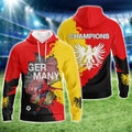 FUNSTUFFPRINT Germany's Love Of Country And Football Graphic Design 3D Hoodie and Zip Hoodie