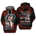 FUNSTUFFPRINT May Girl Tattoo 3D Hoodie and Zip Hoodie