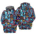 FUNSTUFFPRINT Independence Day Light 3D Hoodie and Zip Hoodie