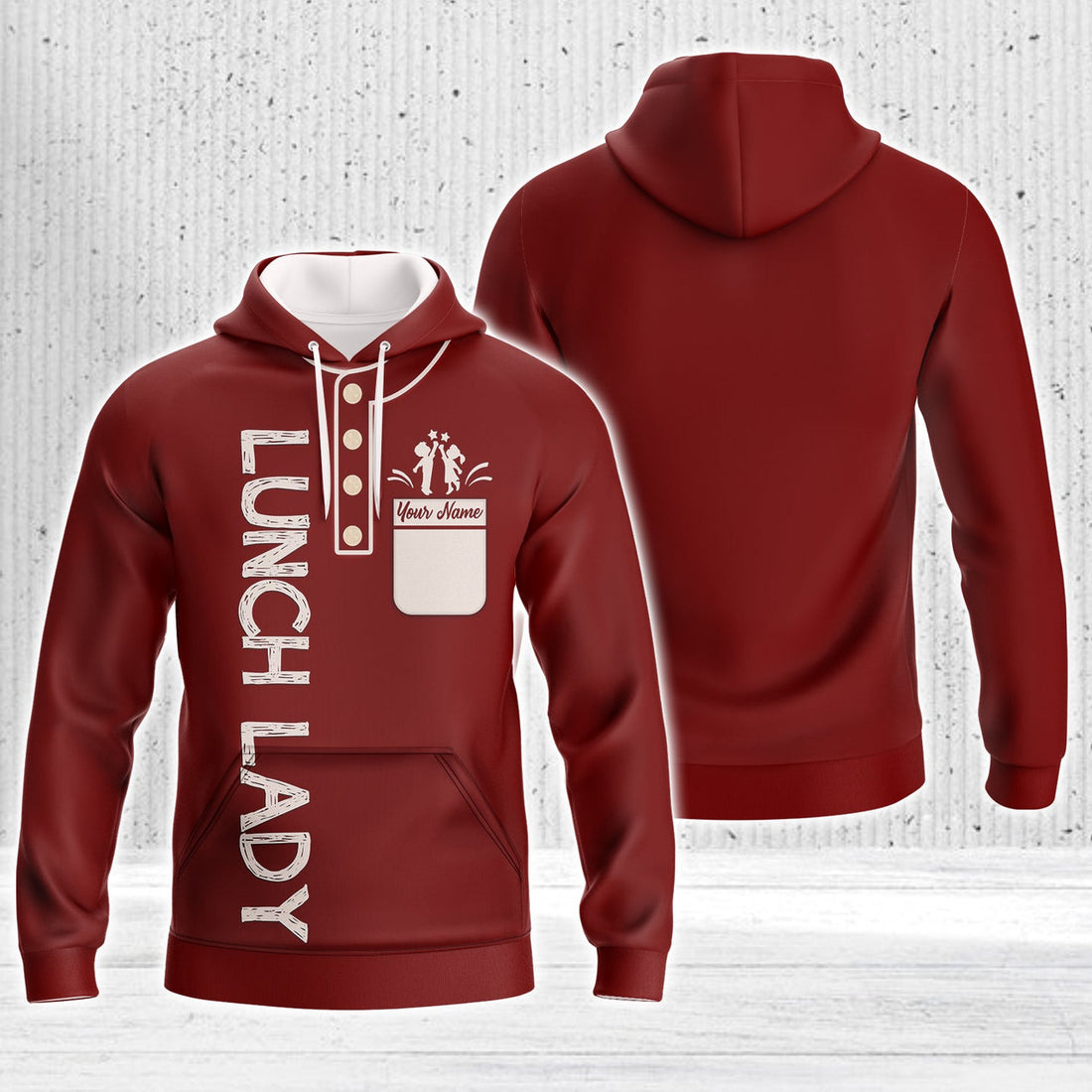 FUNSTUFFPRINT Livin' That Preschool Life-Personalized Shirt - Teacher Graphic Design 3D Hoodie and Zip Hoodie