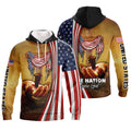 FUNSTUFFPRINT One Nation Under God Full Print 3D Hoodie and Zip Hoodie
