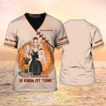 FUNSTUFFPRINT Personalized Name 3D T-Shirt For A Dog Groomer Dog Grooming Is Kinda My Thing 3D T-shirt