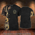 Tattoo Artist Shop Personalized Name 3D T-Shirt Gift For Tatoo Artist Dragon Pattern
