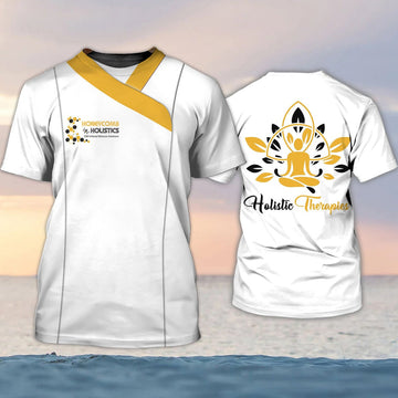 FUNSTUFFPRINT Honeycomb Holistics 3D All Over Printed T-Shirt Gift For Holistics 3D T-shirt