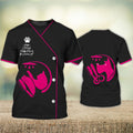 FUNSTUFFPRINT Personalized Andrea Dog Groomer Shirt Men Women Pet Groomer Uniform Pink Salon Pet 3D T-shirt