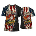 FUNSTUFFPRINT 3D Dart T-Shirt, Played And Made In The USA Monstah DarT-Shirt for Men And Woman 3D T-shirt