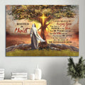 Magic Tree Religious Song Bible Verse Rooted In Christ Canvas Wall Art - Christian Wall Decor