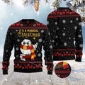 FUNSTUFFPRINT Magical Christmas Ugly Christmas Sweater, Christmas Sweater, Ugly Sweater, Funny Xmas Sweaters Ugly Sweater