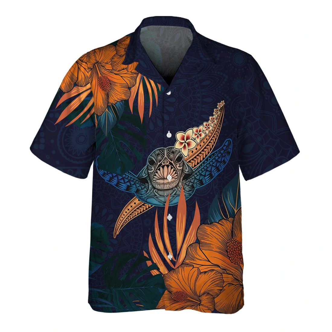 Mandala Turtle - 3D Hawaiian shirt Men's, Gift for Turtle lovers